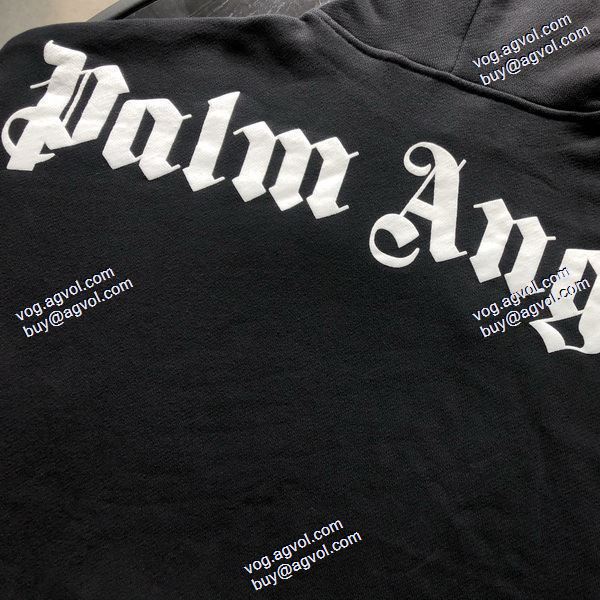 大人気☆NEW!! パーム エンジェルス Palm Angels スーパーコピー 激安 2020秋冬 パーカー PALM ANGELS BLACK LOGO OVER HOODIE 